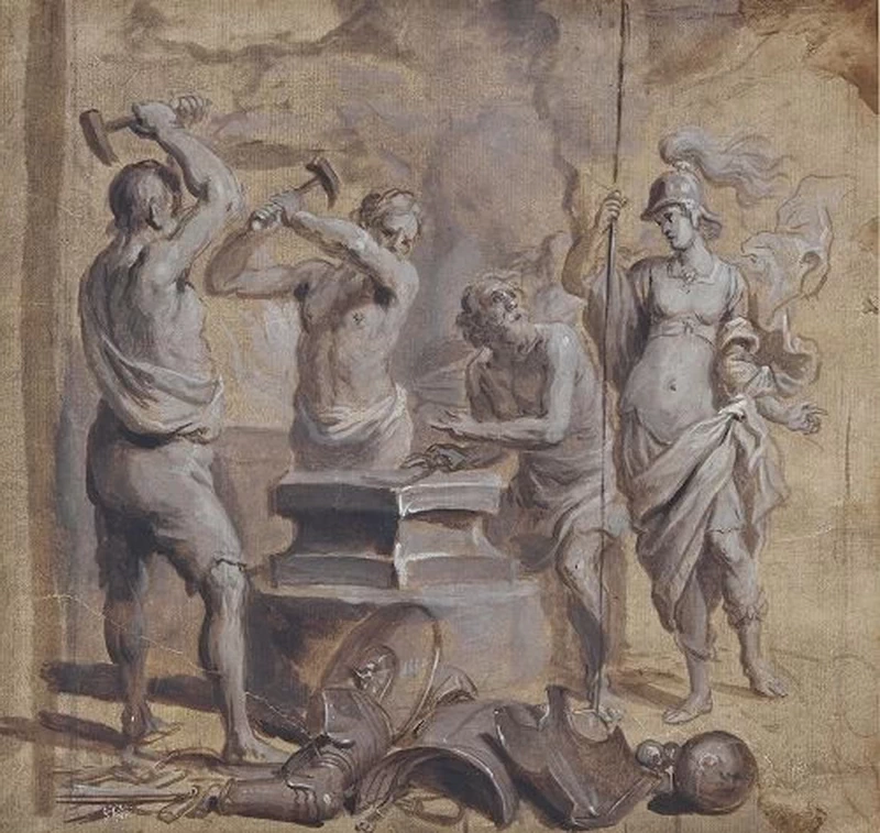 Venere nella fucina di Vulcano